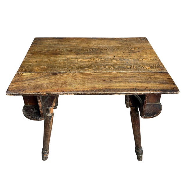 19th Century 19th Century American Tavern Poker Table For Sale - Image 5 of 13