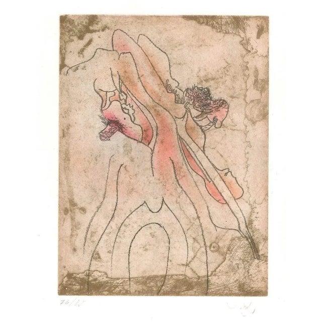 Untitled Plate 2 from Paroles Peintes Suite is a wonderful limited edition print. Etching with aquatint on Japon paper....
