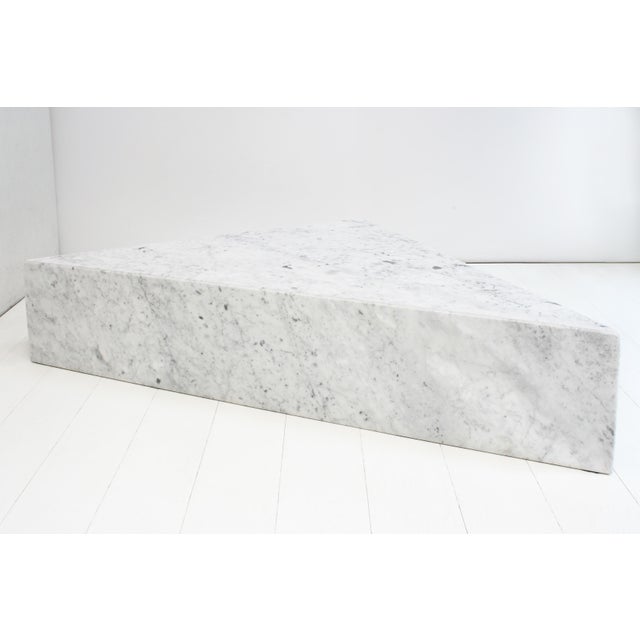Sectional Triangle Carrara Marble Coffee Tables by Angelo Mangiarotti for Up&Up, Italy, 1970s, Set of 2 For Sale - Image 18 of 18
