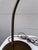 1960s Vintage 1960s Brass Gooseneck Desk Lamp Milk Glass Dome Shade Mid-Century Modern Task Light For Sale - Image 5 of 12