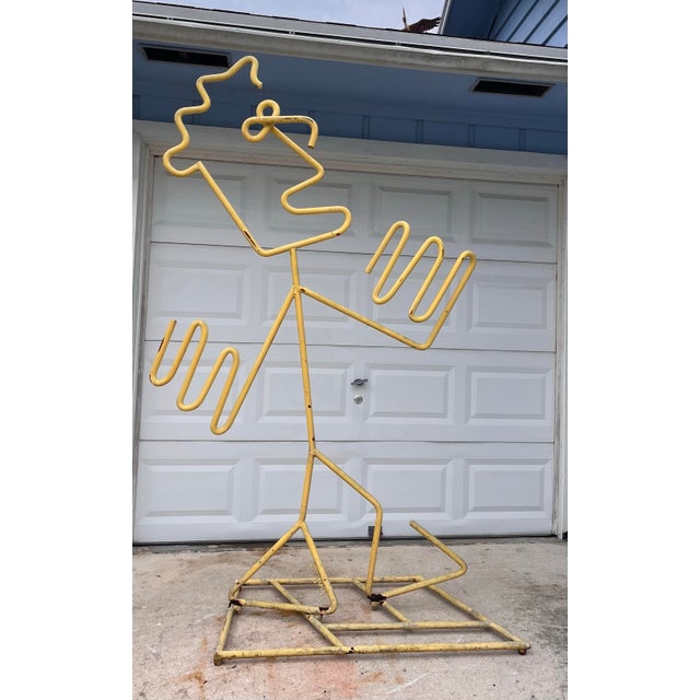 Mid-Century Modern 1990s “Walking Bod” Style Sculpture by Barrett DeBusk For Sale - Image 3 of 12