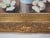 Textile Vintage Floral Still Life Oil on Board in Gilt Frame For Sale - Image 7 of 10