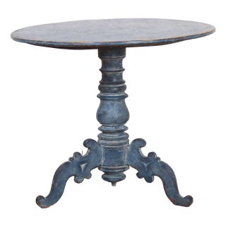 Swedish Painted Lamp Table For Sale