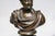 19th Century Amazing Pair Antique Bronze English Neoclassical Grand Tour Statue Sculpture Bust Royalty Home Decor For Sale - Image 5 of 17