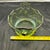 Green Rare Vtg. Green Uranium Glass Depression Bon Bon Candy Dish Curved Bow Handles For Sale - Image 8 of 9