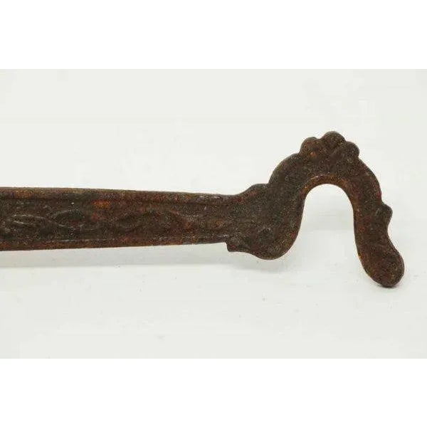 Iron Ornate Plant Screw Hook For Sale - Image 4 of 5