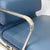 Herman Miller Eames Aluminum Group Soft Pad Management Chair - Blue Leather For Sale - Image 9 of 10
