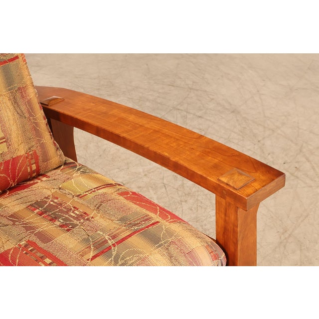 Brown Stickley Mission Collection Cherry "Gus" Morris Chair For Sale - Image 8 of 18