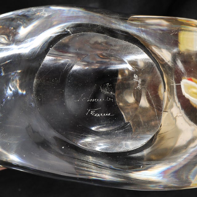 Mid-Century Amorphic Candelabra in Crystal and Brass Signed Schneider For Sale - Image 11 of 11