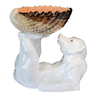 Polar Bear and Clamshell Compote For Sale