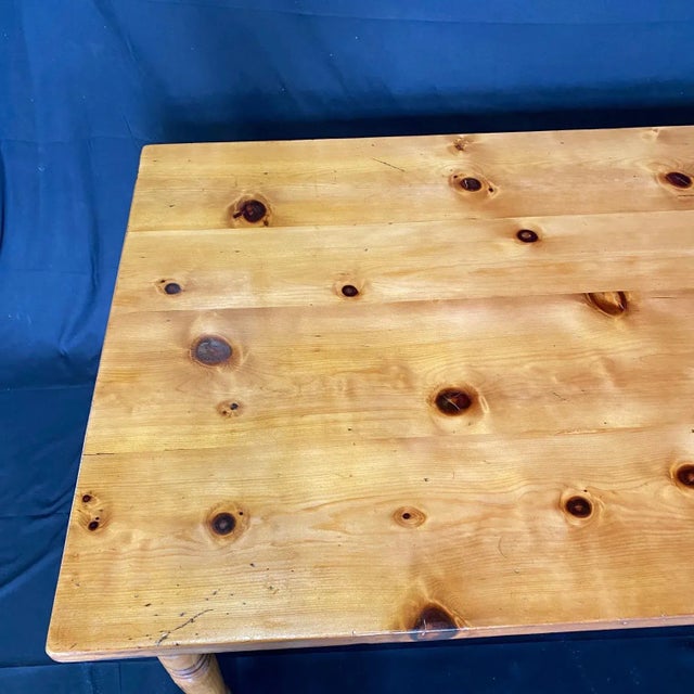 British Country Antique Pine Farmhouse Dining Table Chairish