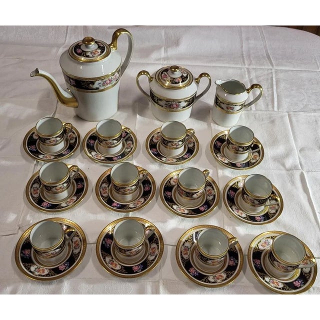 Gold-Plated Service from L' Ancienne Manufacture Royale de Limoges, France, 1980s, Set of 75 For Sale - Image 9 of 18