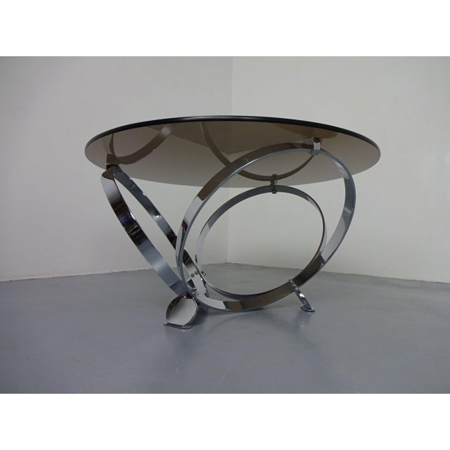 Space Age Glass Coffee Table by Knut Hesterberg for Ronald Schmitt, 1960s For Sale - Image 10 of 10