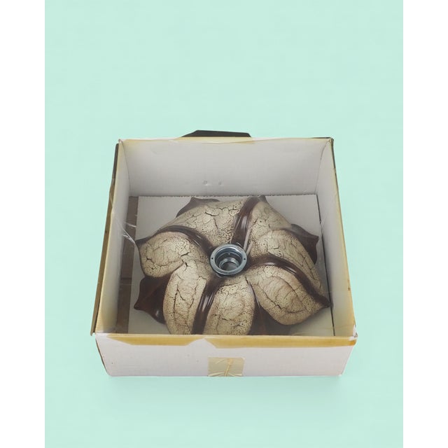 Ceramic Vintage Wall Lamp from Pan Leuchten, 1970s For Sale - Image 7 of 8