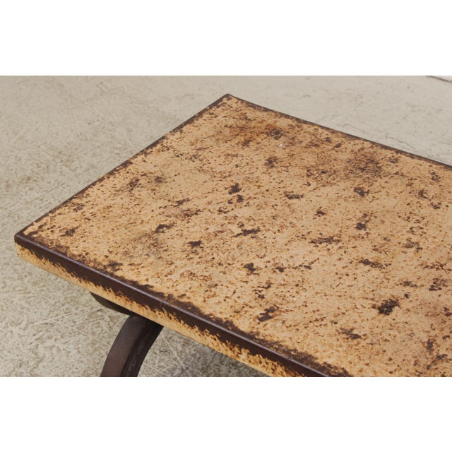 Restoration Hardware Industrial Steel & Iron Coffee Table For Sale - Image 9 of 14