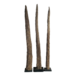 Vintage Boho Trio of Totem Posts