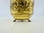 English Vintage English Embossed Brass Footed Planter Cachepot For Sale - Image 3 of 10
