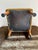 Mid-Century Modern Needlepoint & Chartreuse Velvet Footstool — Vintage Square Ottoman With Tapered Walnut Legs and Brass Ferrule Accents For Sale - Image 15 of 18