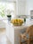 Vintage Tropical Raffia & Cane Fruit Bowl With Perched Parrot & Lemon Accents For Sale - Image 11 of 12