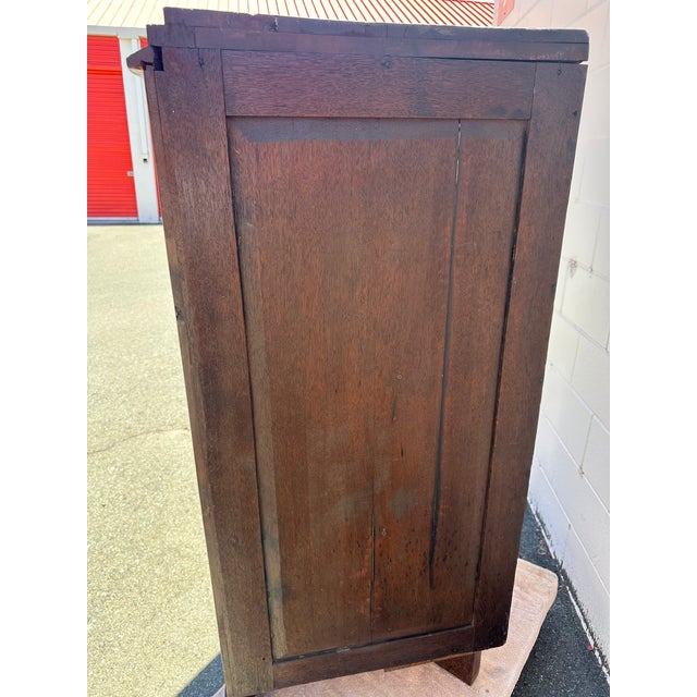 Mid 18th Century Biedermeier Flamed Mahogany Corner Cabinet, Denmark For Sale - Image 14 of 18
