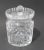 Vintage American Cut Glass Biscuit Jar With Cover from a Palm Beach estate