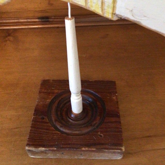 Folk Art Jumping Rabbit on Victorian Door Moulding Button For Sale - Image 9 of 12