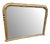 Large Antique English Gilt Overmantle Mirror For Sale