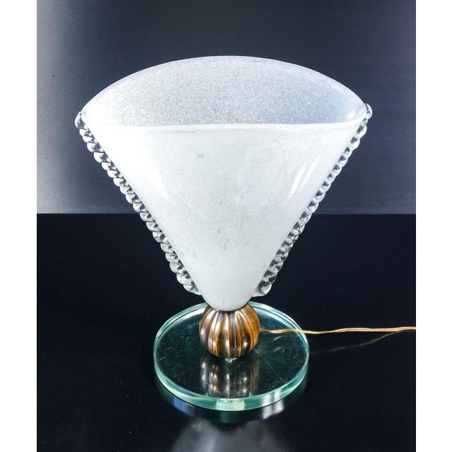 Blown Glass Table Lamp from Barovier, 1930s For Sale - Image 16 of 18