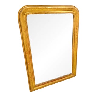 19th Century Louis Philippe French Gillt Mirror With Maker's Mark For Sale