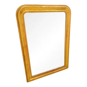 19th Century Louis Philippe French Gillt Mirror With Maker's Mark