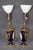 Traditional Antique Turn of the Century Blue Sevres Vase Table Lamps - Pair For Sale - Image 3 of 12