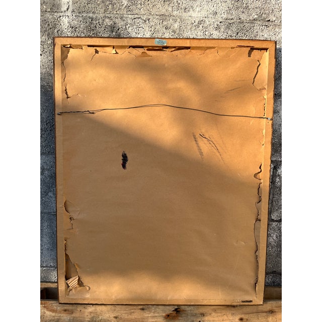 "City Street" Lithography, Framed, Pencil Signed by the Artist. Circa 1970s For Sale - Image 17 of 18