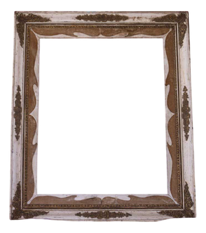 Vintage French Wood Carved Frame, 1940s