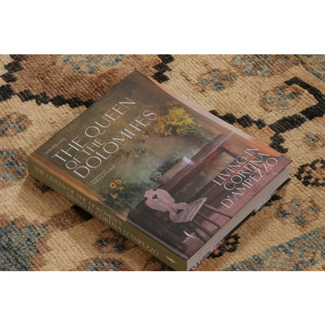 Vintage Persian Gabbeh Rug, Tribal Geometric Patterns in Beige and Blue For Sale - Image 10 of 10