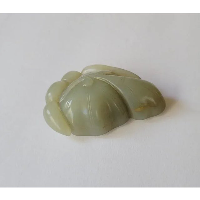 Chinese Celadon Jade Lotus Pod Carving For Sale In Raleigh - Image 6 of 7