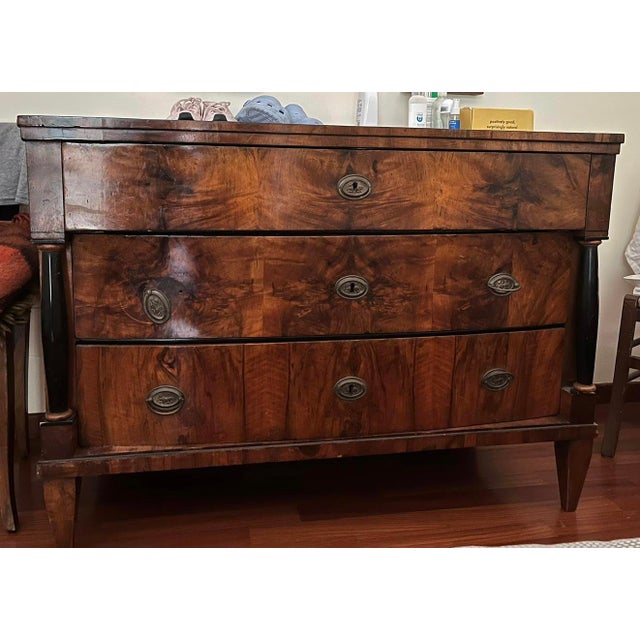 Empire Chest of Drawers in Walnut For Sale - Image 4 of 18