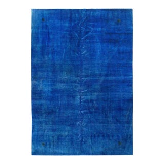 2010s Fine Hand Knotted Persian Design Gabbeh For Sale