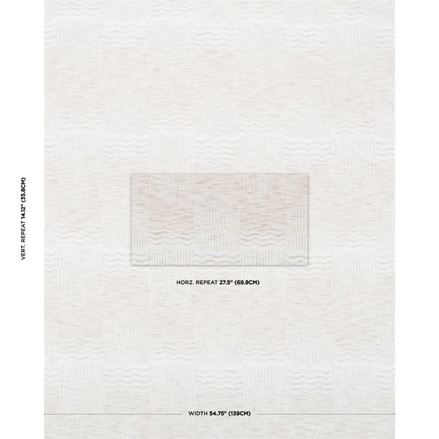 A combination of smooth satin weave and chunky chenille yarns accentuates this handsome Art Deco–inspired geometric fabric...