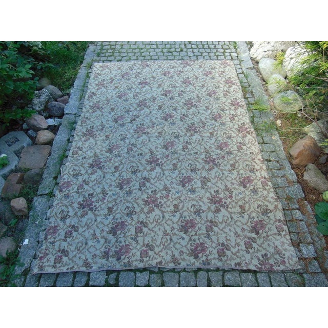 Vintage Art Deco Kilim Tablecloth For Sale - Image 10 of 10