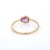 This is part of Chairish’s Fine Jewelry assortment. Minimalist pink sapphire ring in 18k gold which perfectly goes with...