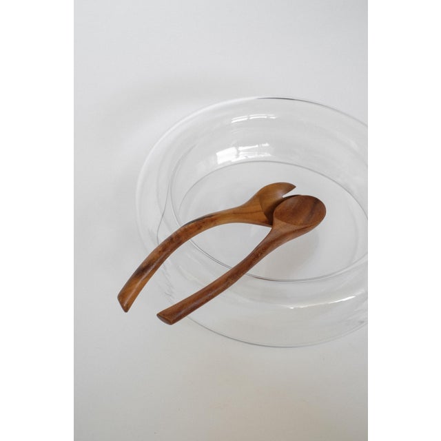Vintage Floating Glass Bowl For Sale - Image 6 of 11
