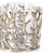 A stunning accent inspired by the beauty of the ocean. This brass hurricane features a textured coral-like frame with an...