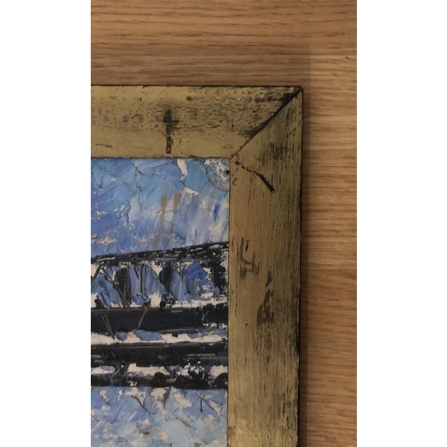 Marcel Noverraz, Etude de bateau, Oil on Cardboard, Framed For Sale - Image 6 of 10