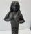 Black Mid 19th Century Cast Iron Figural Nude, Cherub and Lions Head Andirons For Sale - Image 8 of 12