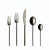 Contemporary Mepra Due 20-Piece Flatware Set, Champagne For Sale - Image 3 of 3