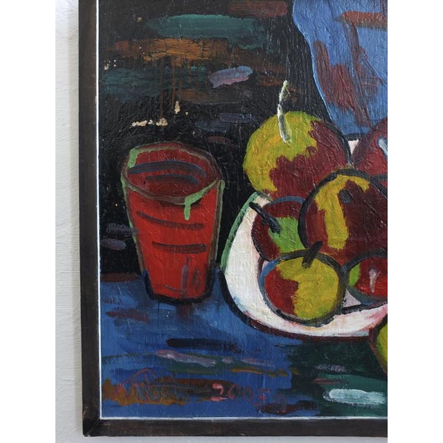 Contemporary Uldis Rēdelis, Still Life with Red Vessel, 2005, Acrylic on Board For Sale - Image 3 of 9