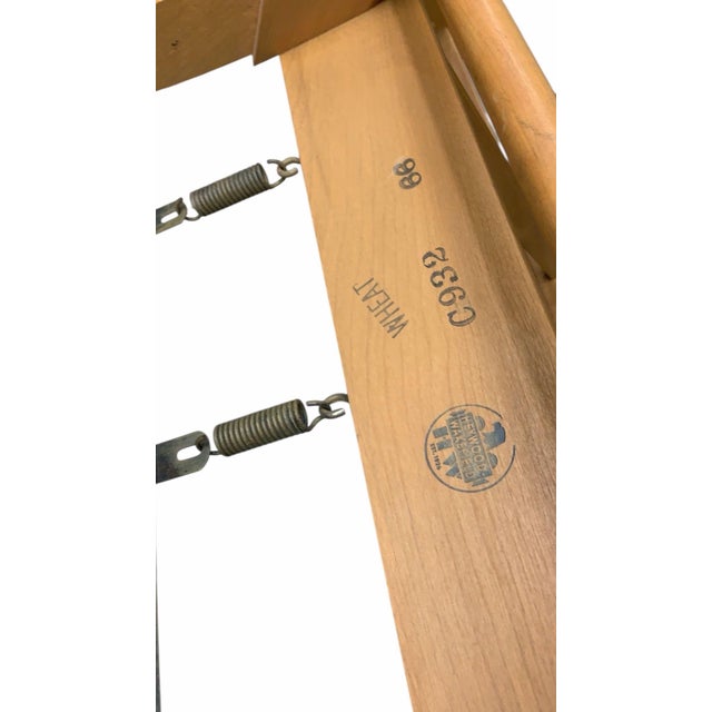 Mid 20th Century Mid 20th Century Heywood Wakefield Aristocraft Sofa Newly Reupholstered in Leather For Sale - Image 5 of 12