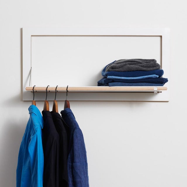 Fläpps Coat Rack Hängrail 80×40-1 -- White from Ambivalenz For Sale - Image 4 of 6