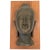 Brown Striking Bronze Bust of Buddha on Walnut Plaque For Sale - Image 8 of 8