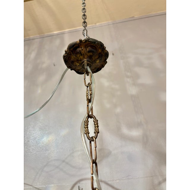 Antique Italian Crystal Chandelier For Sale - Image 14 of 14